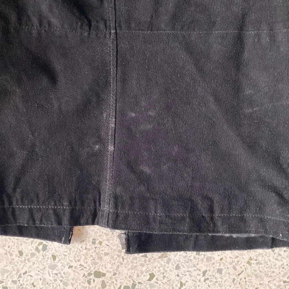 CRAZY HORSE Men’s Black Suede Jacket Size S - Picture 4 of 5